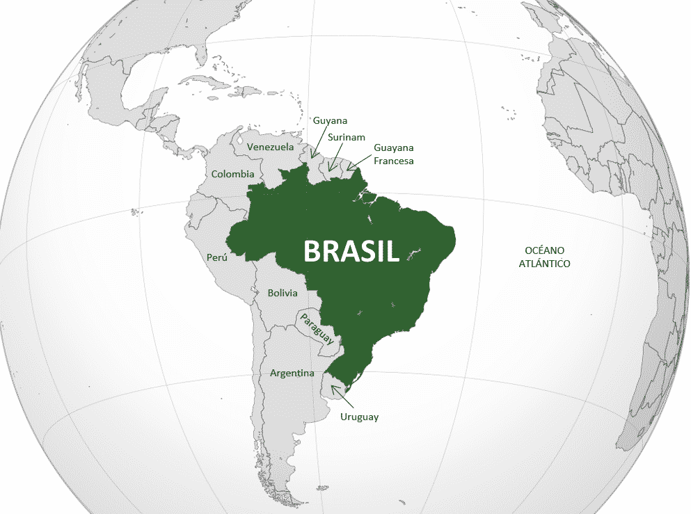 Brasil superficie tamaño
