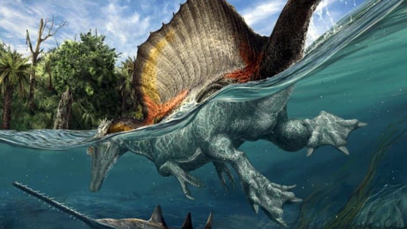 Spinosaurus - dinosaurio más peligroso